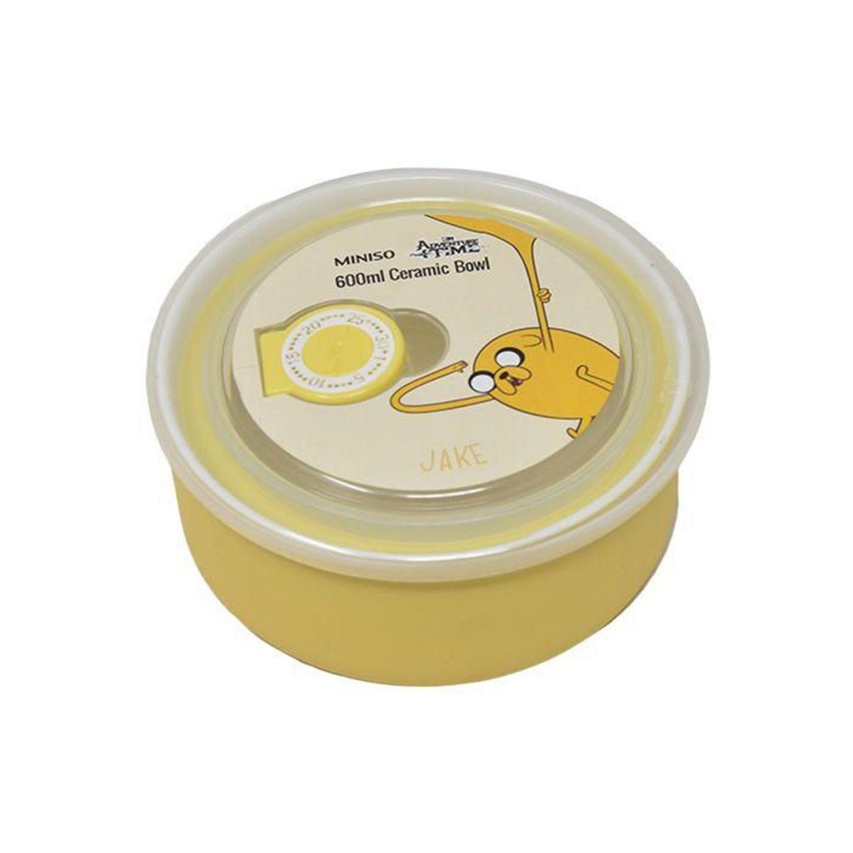 Ceramic Noodle Bowl Adventure Time Yellow