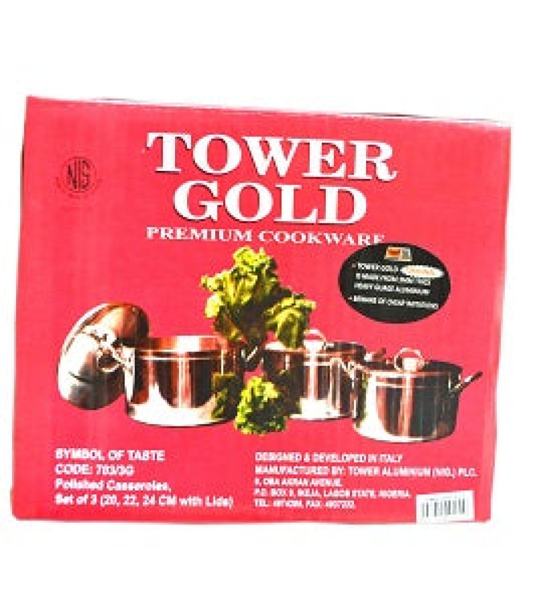 Gold Pot Set 20 22 &