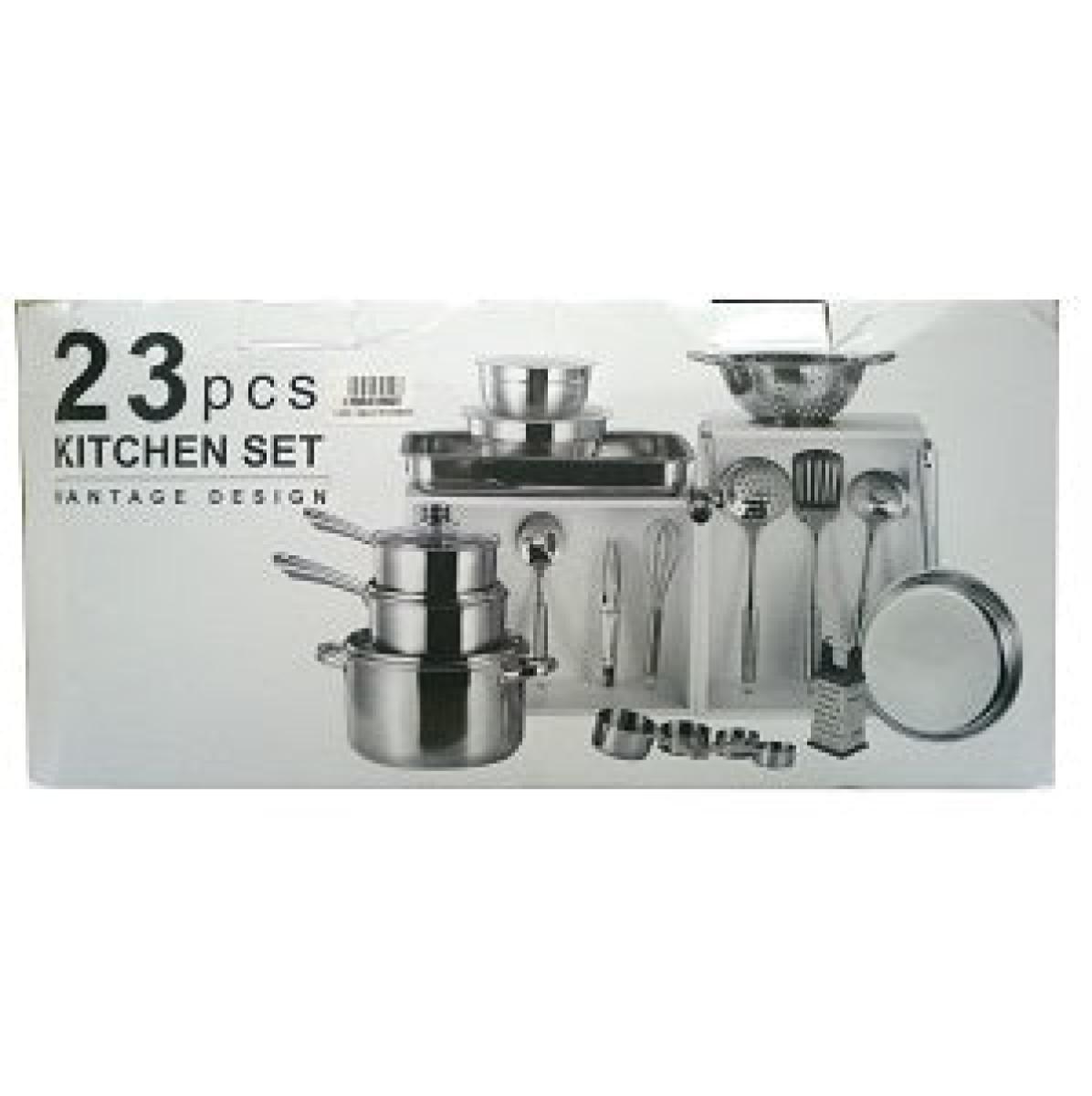 Stainless Steel Kitchenware Set x23