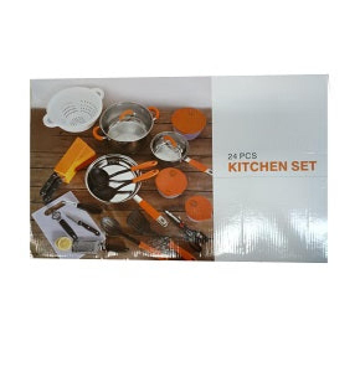Mirror Polished Kitchenware Set x24