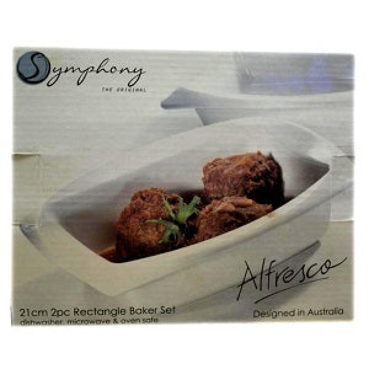 Alfresco Rectangle Baker Set