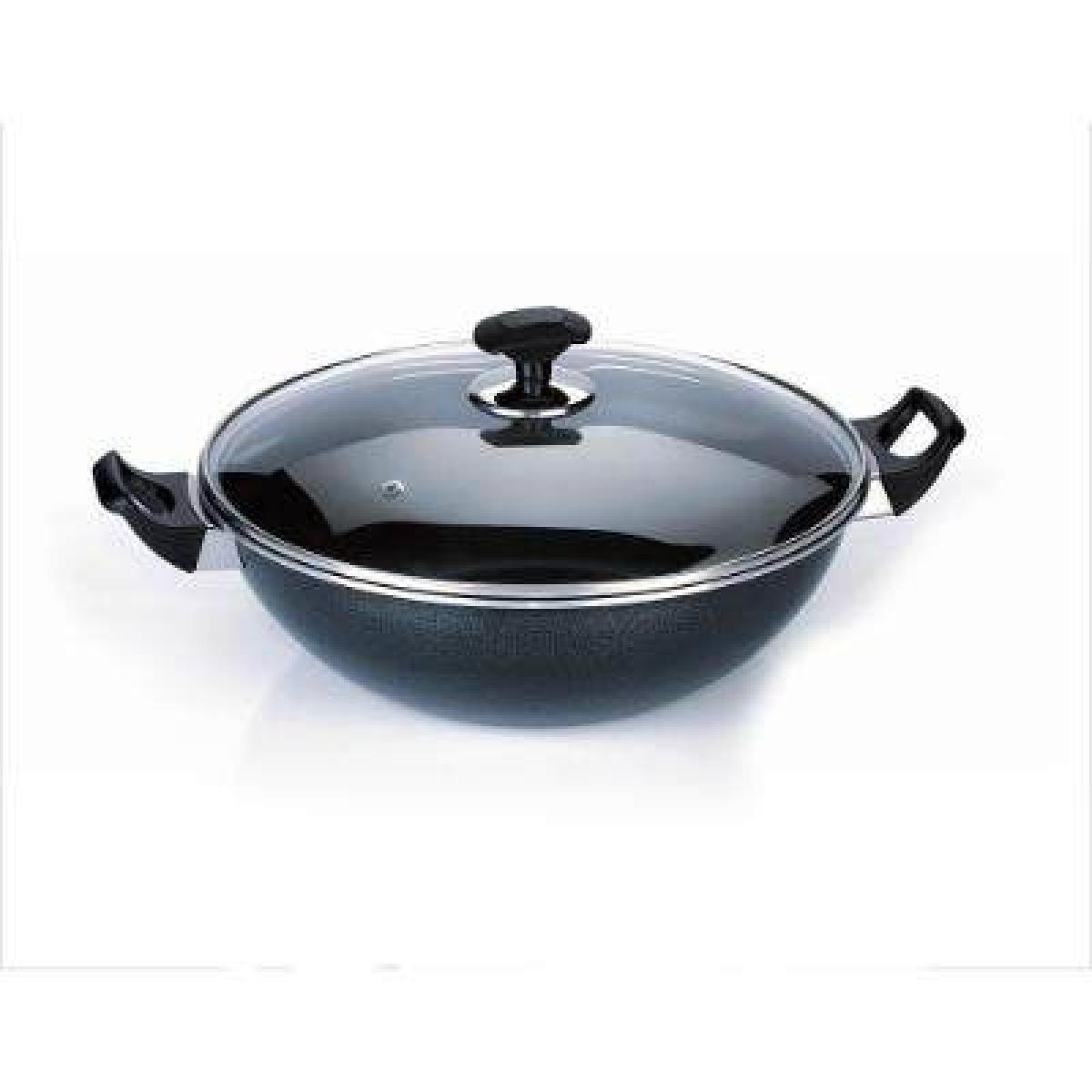 Krafto Proto Wok With Glass Lid