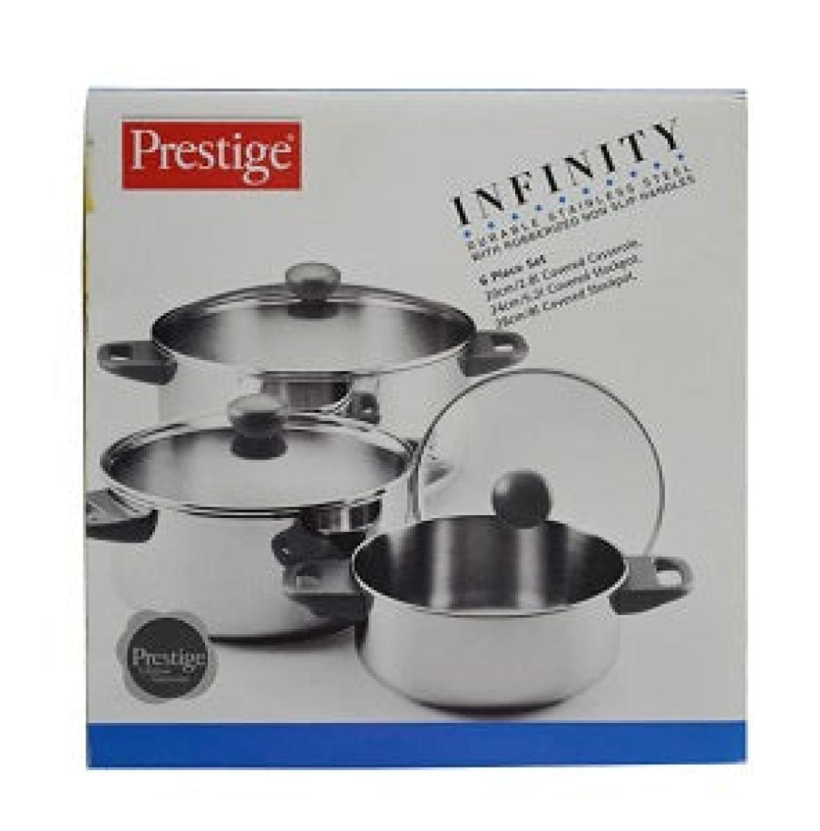 Infinity Stainless Steel Covered Casserole x6