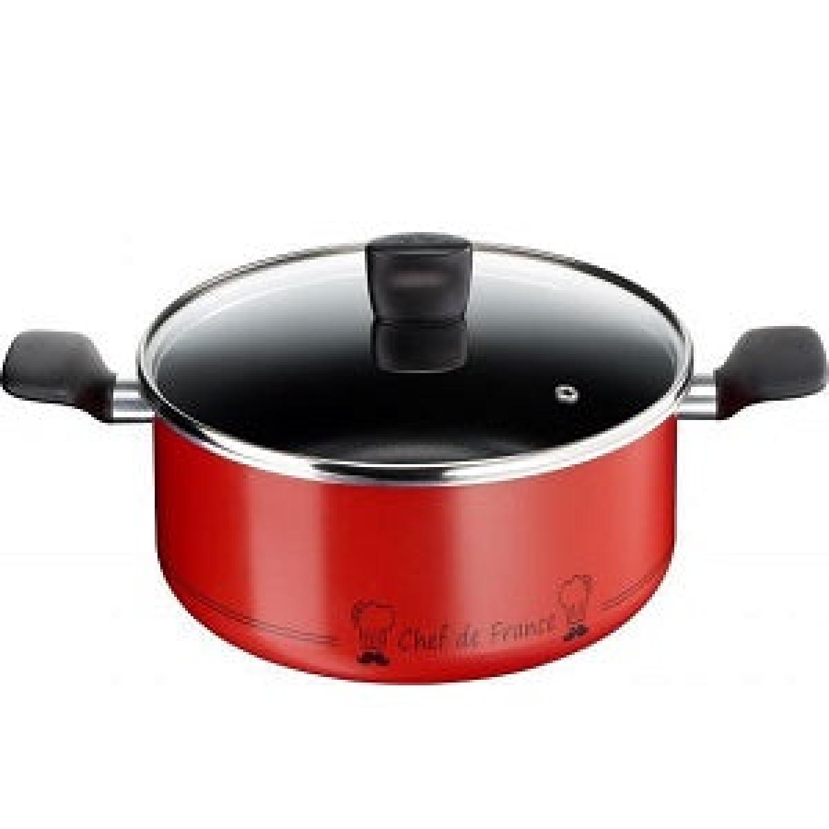 Just Chef De France Dutch Oven Pan With Lid