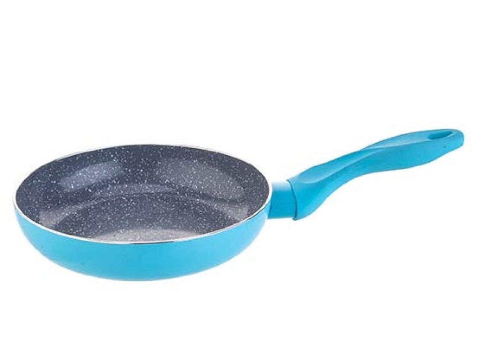Colorful Ceramic Coated Non-Stick Frying Pan 28 cm - Blue