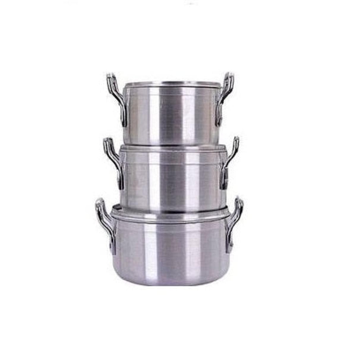 Cookware Set With Metal Lid - HF3002 - 16 cm , 18 cm,