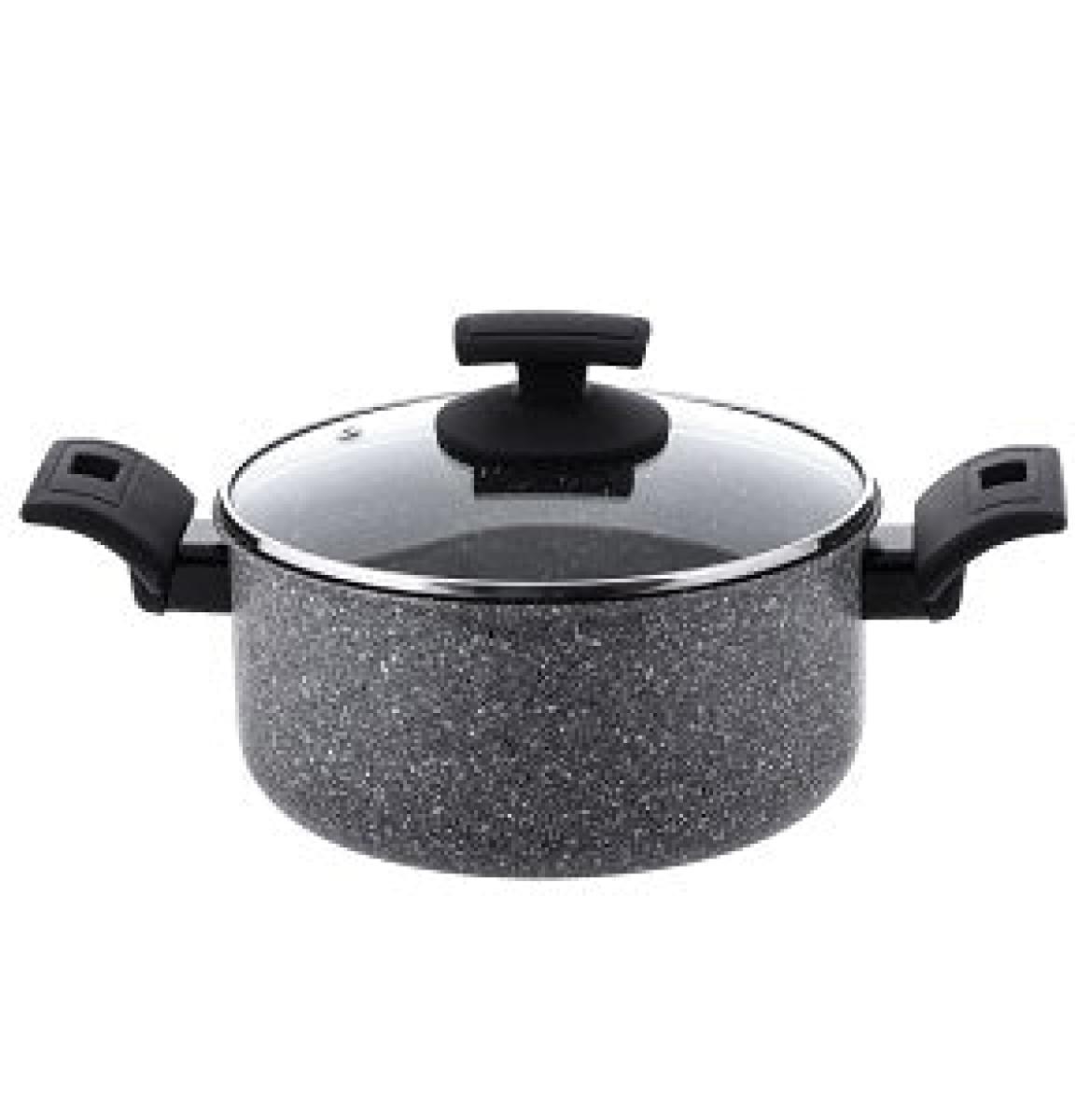 Elementi Natura Non-Stick Casserole With Lid Metal-Clad