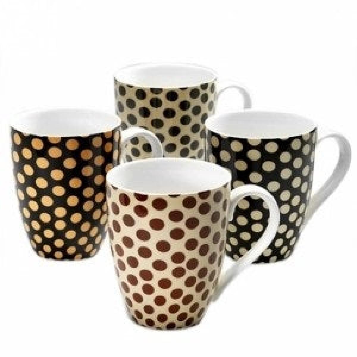Dots Mug Set x4