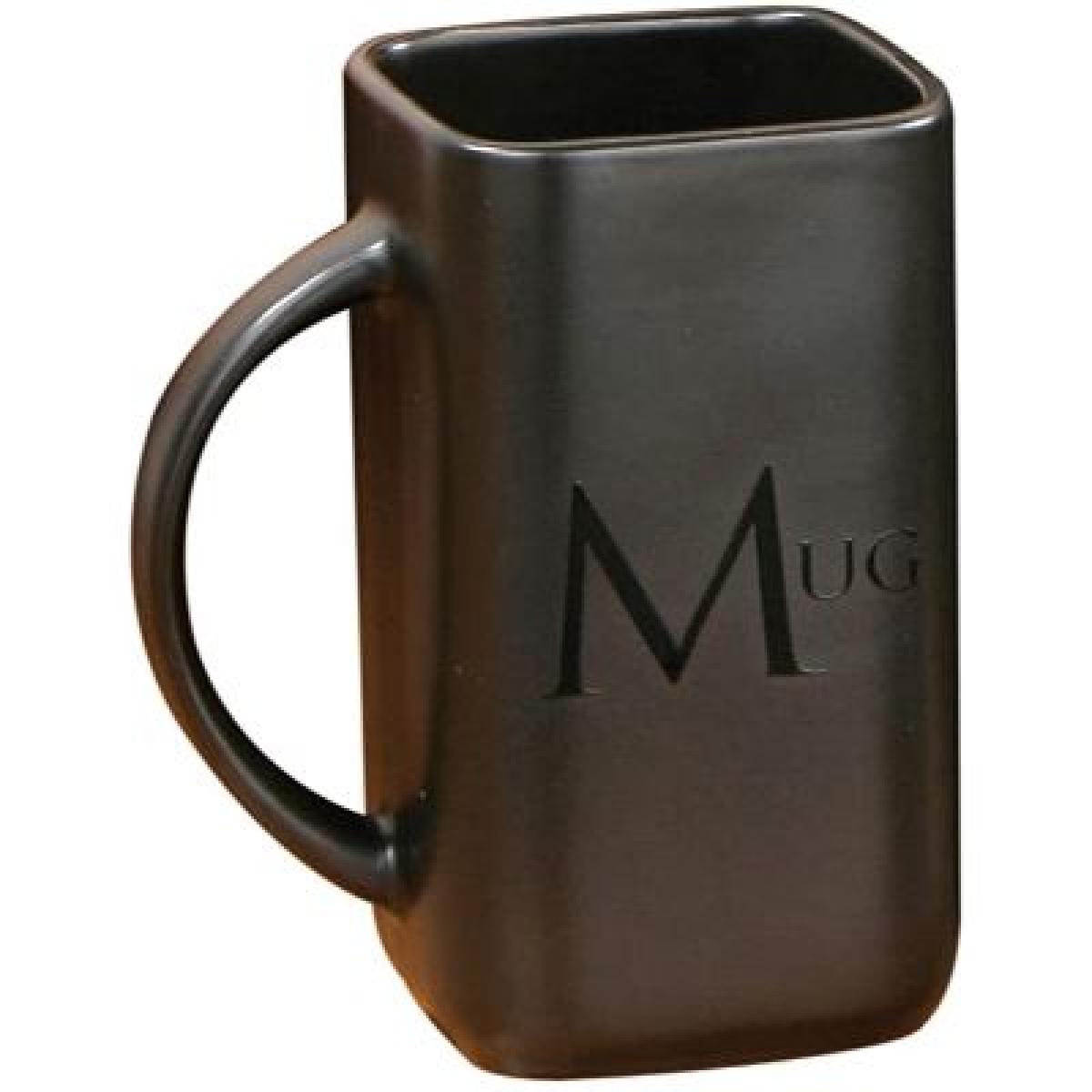 Ceramic Text Mug - Black