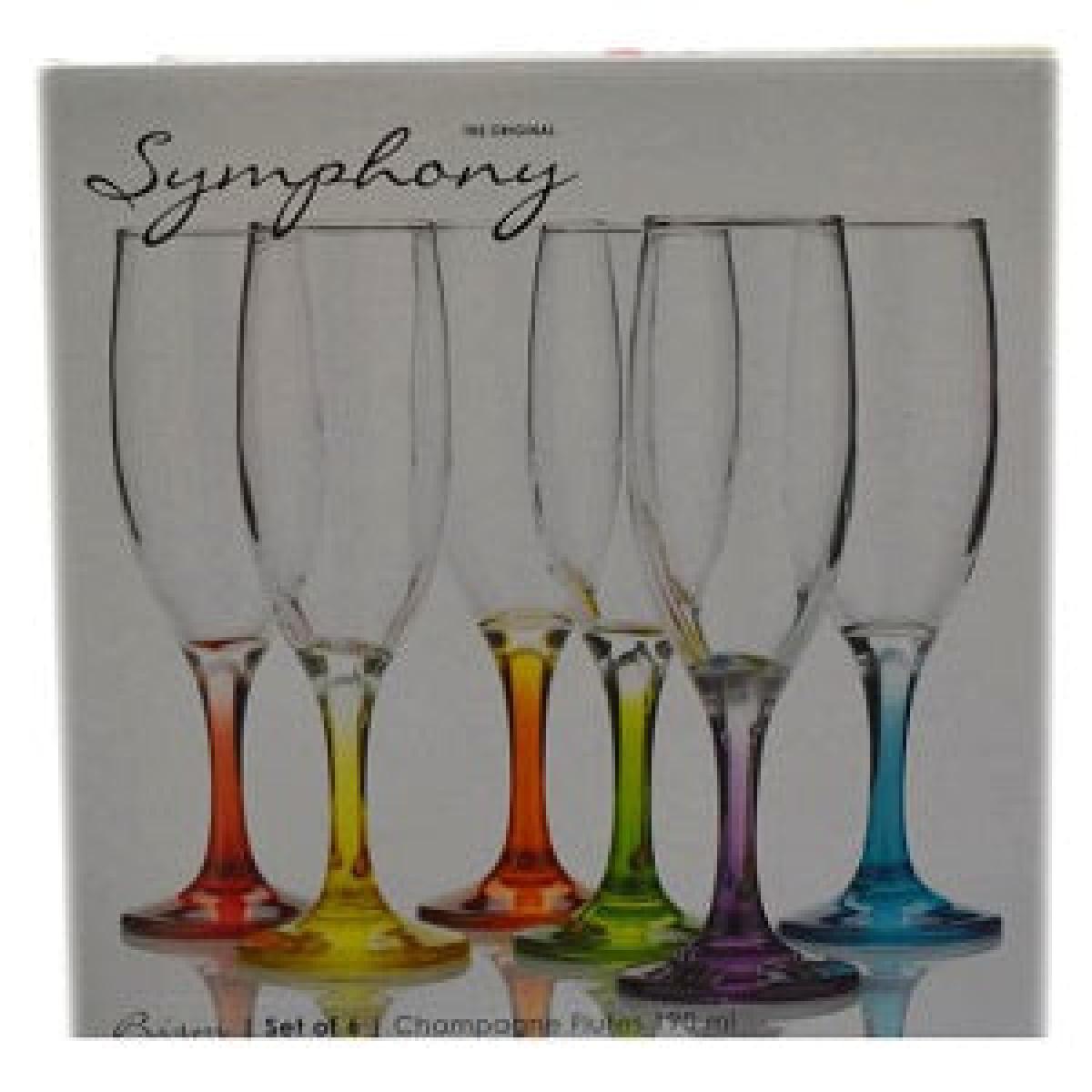 Prism Champagne Flutes