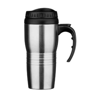 Stainless Steel & Plastic Travel Mug