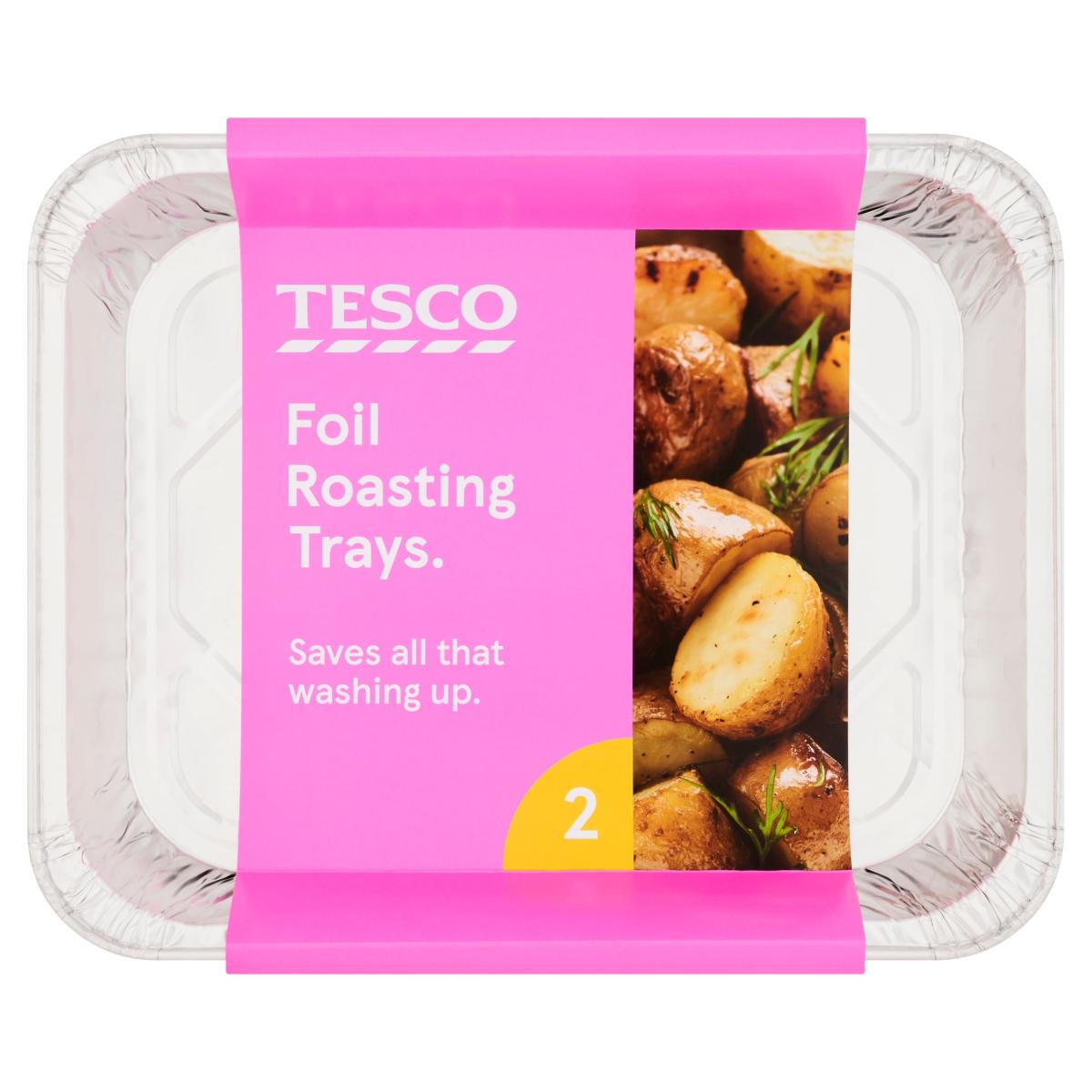 Foil Roasting Trays x2 326 mm x