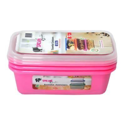 Everyday Home Essentials Casserole Containers 3 Pack - 0.8 L, 1.4 L,