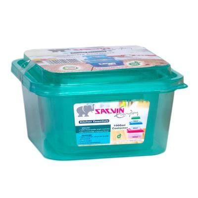 Everyday Kitchen Essentials Square Containers Easy Snap Lid 3 Pack - 330 ml, 600 ml,