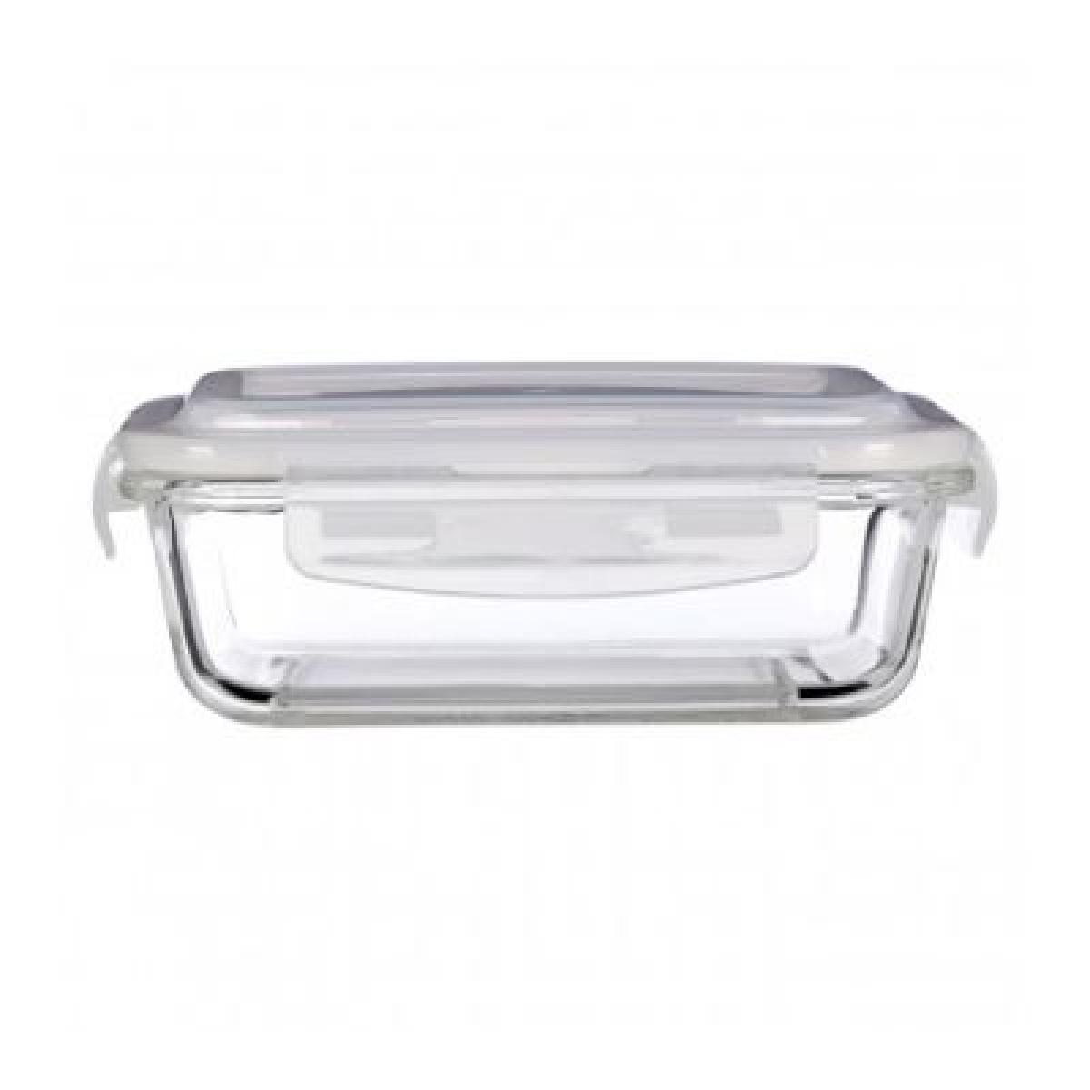 Freska Rectangle 2 Compartment Glass Container