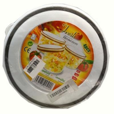 Kool Master Food Container x4 (Round)