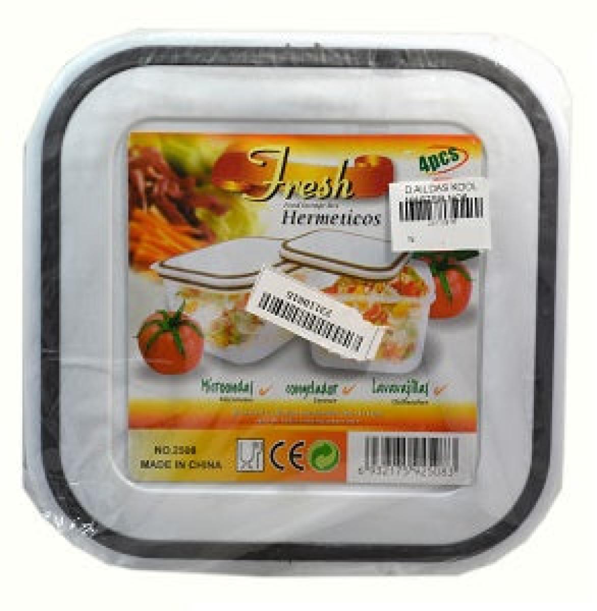 Kool Master Food Container x4 (Square)