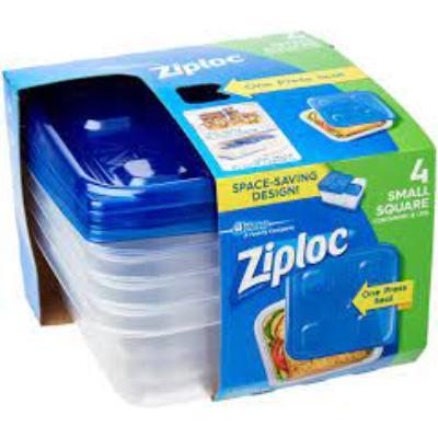 Small Square Containers & Lids