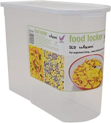 Food Locker Cereal Dispenser Clear/White