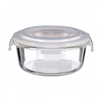 Freska Round 2 Compartment Glass Container