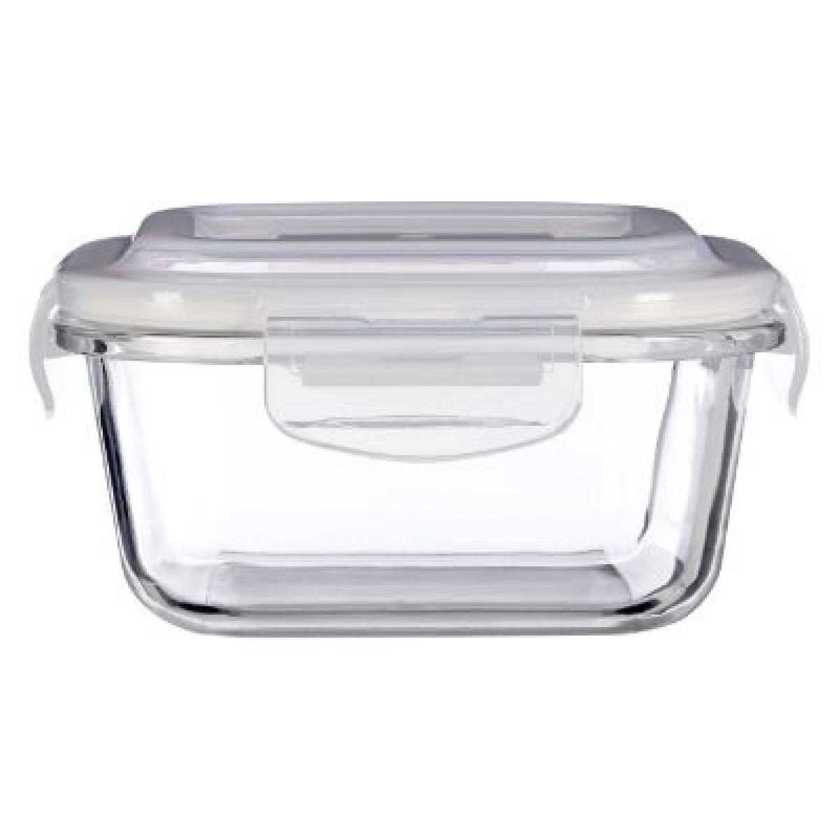 Freska Square 2 Compartment Glass Container