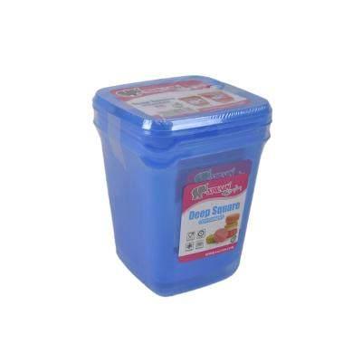 Everyday Kitchen Essentials Deep Square Containers Easy Snap Lid 4 Pack - 1 L x2 +