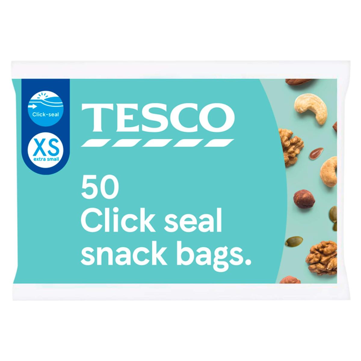 Click & Seal Resealable Snack Bags