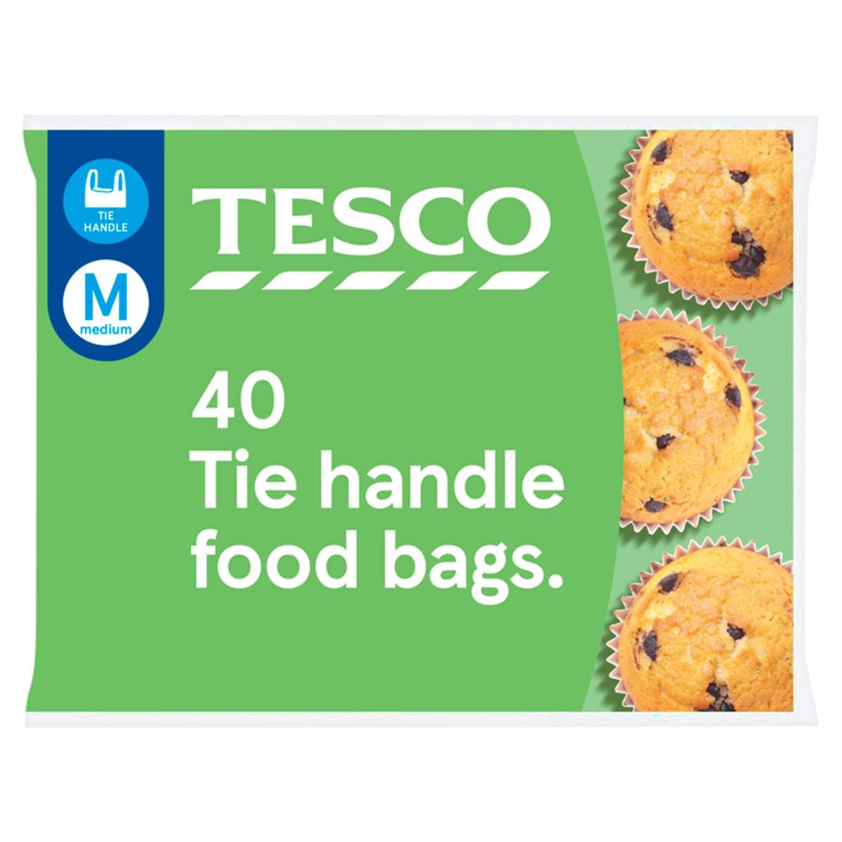Tie-Handle Freezer Bags Medium x40