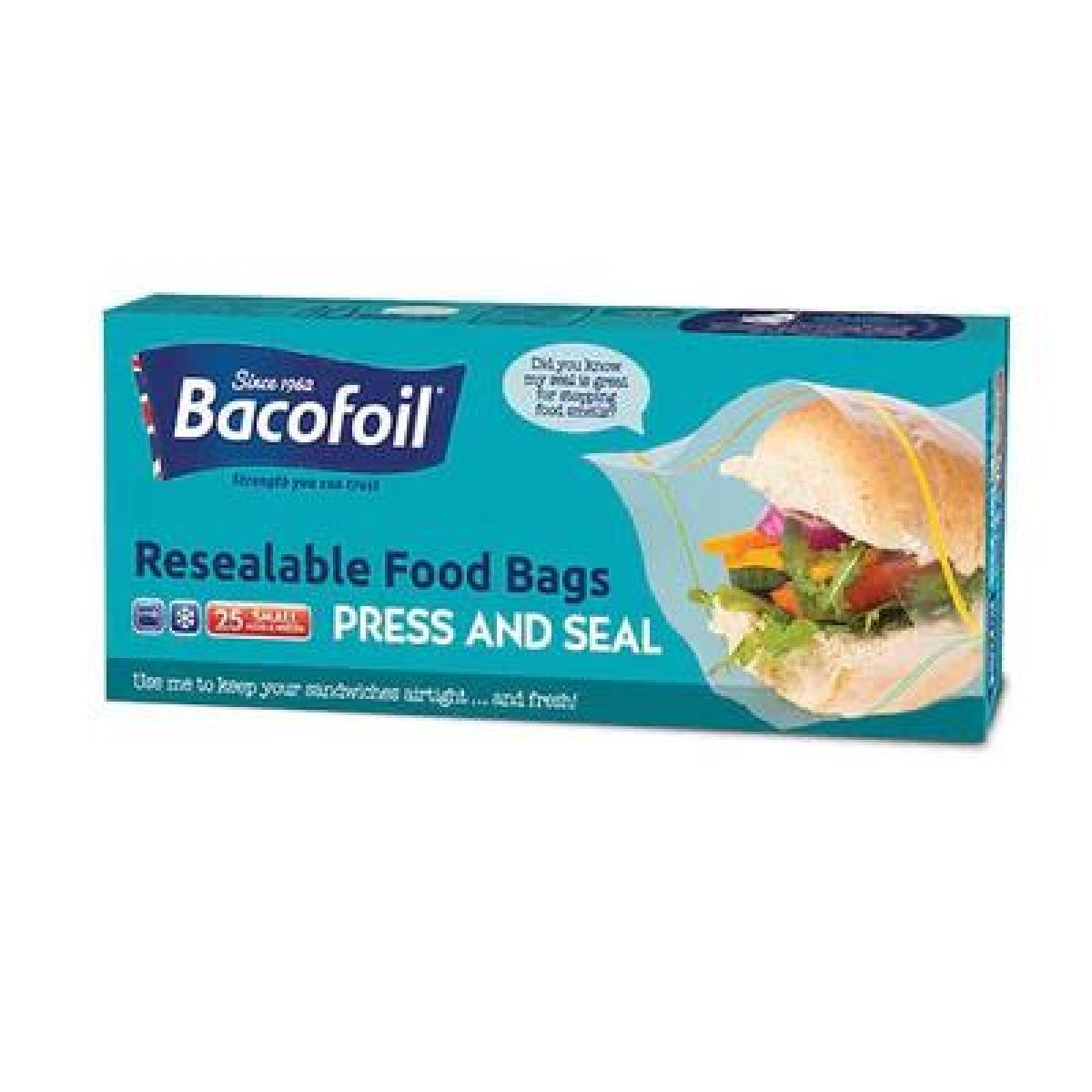 Press N Seal Resealable Sandwich Bags x50