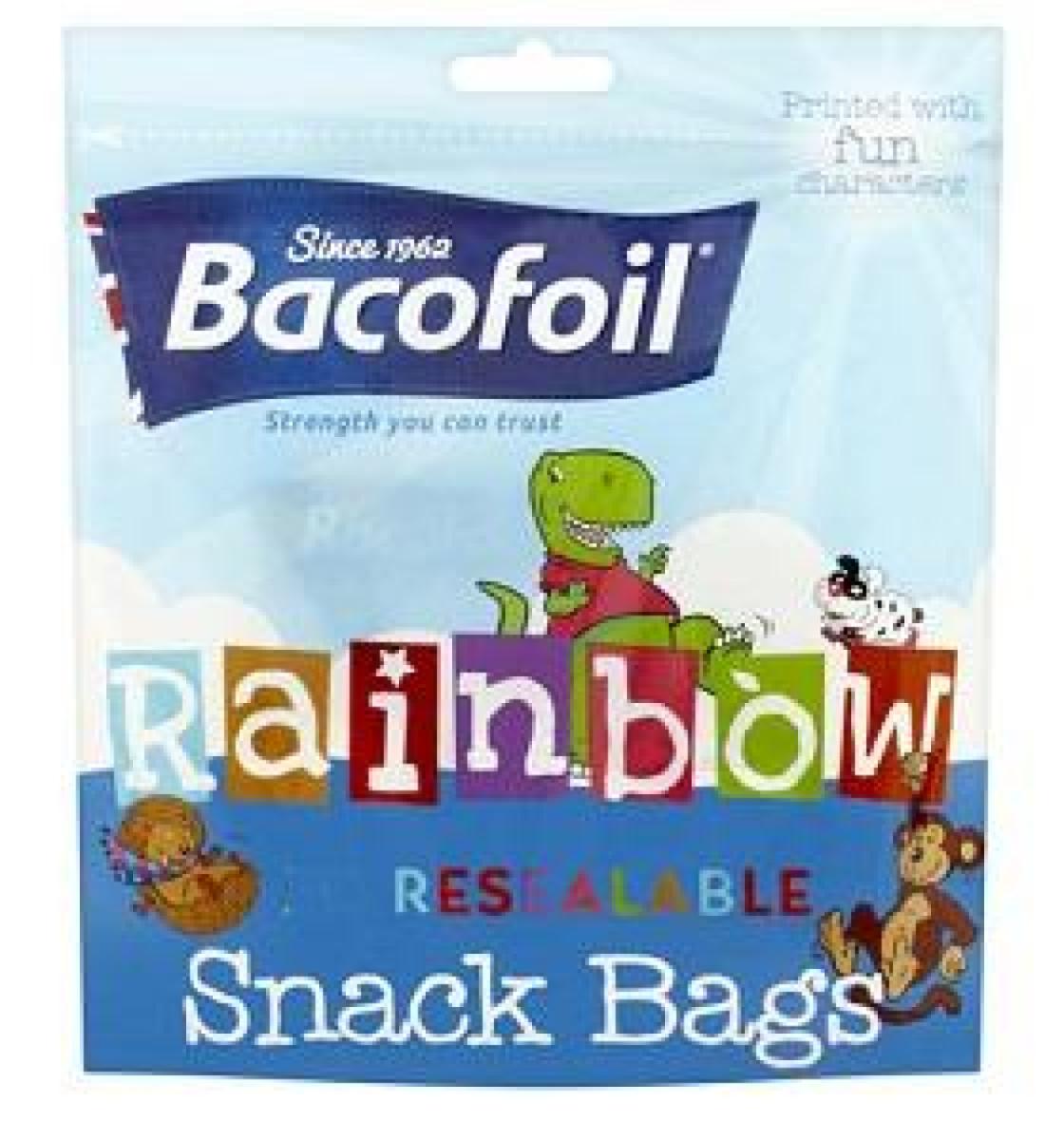 Rainbow Snack Bags 210 mm x