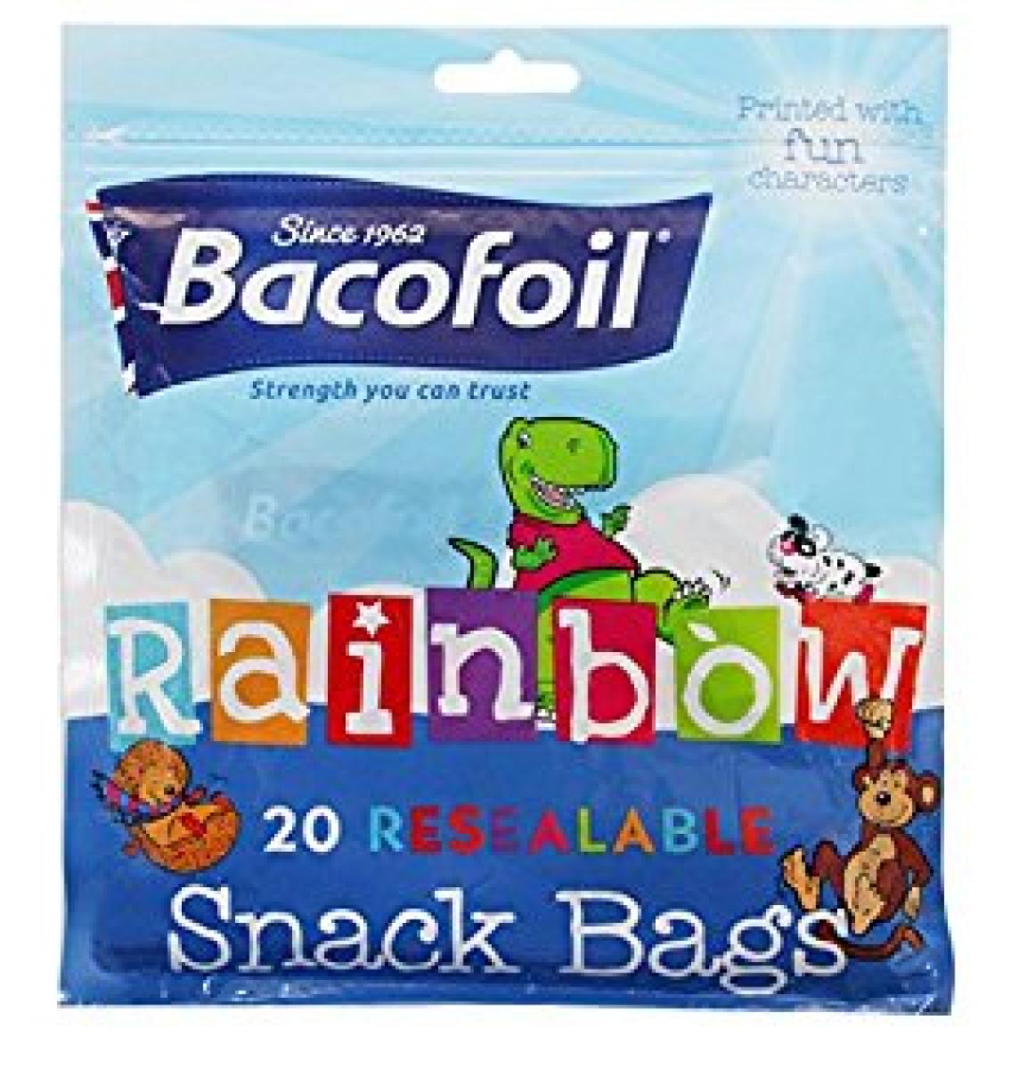 Rainbow Snack Bags 210 mm x