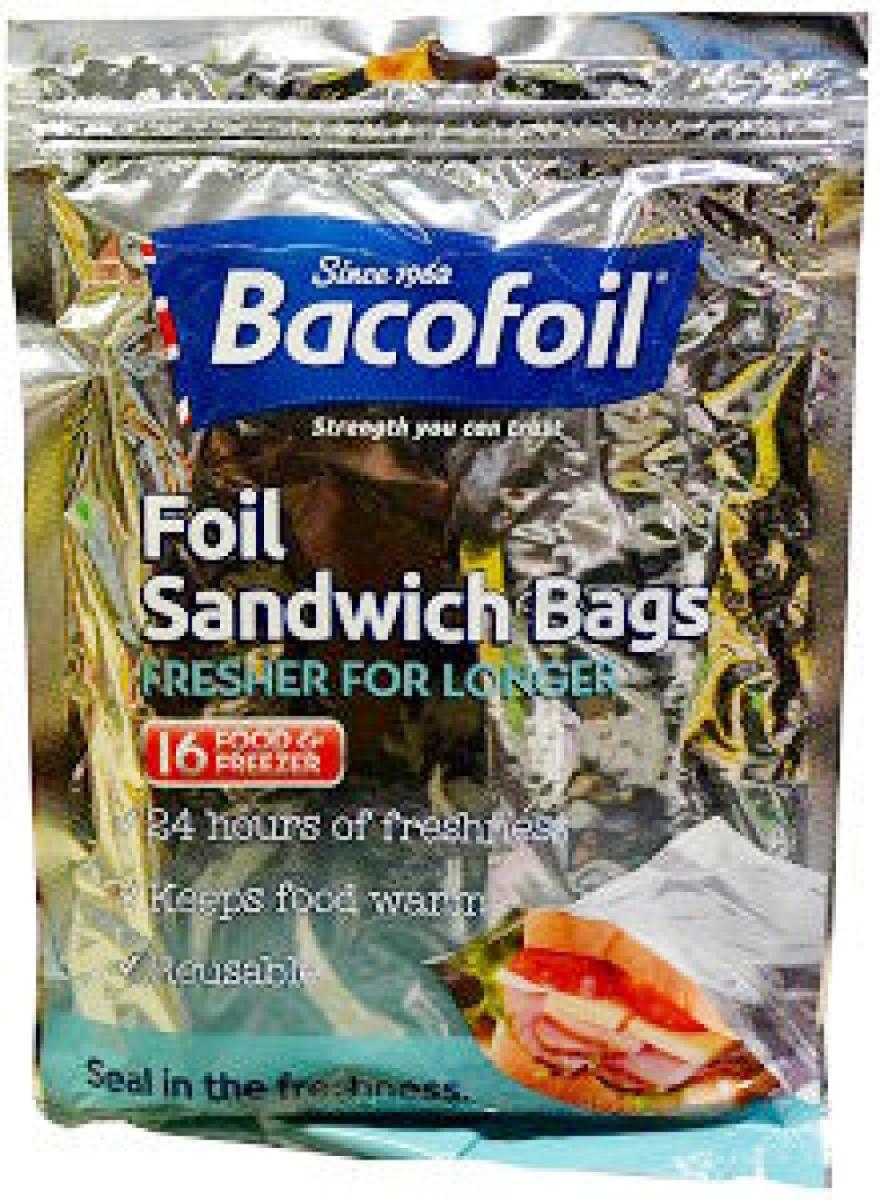 Foil Sandwich Bags 200 mm x