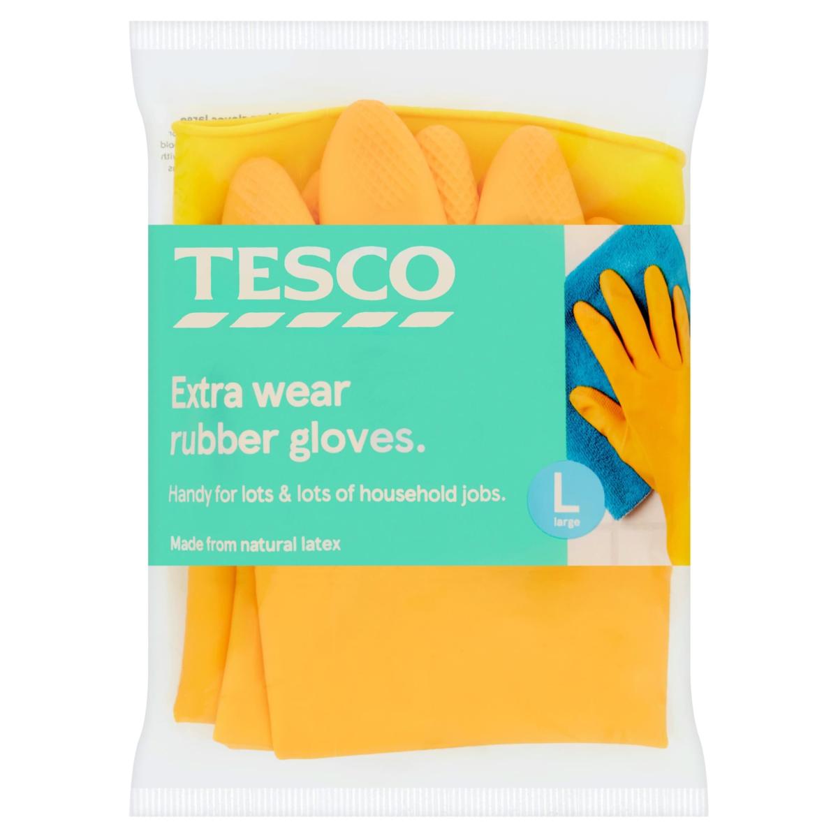 Extra Wear Rubber Gloves 1 Large