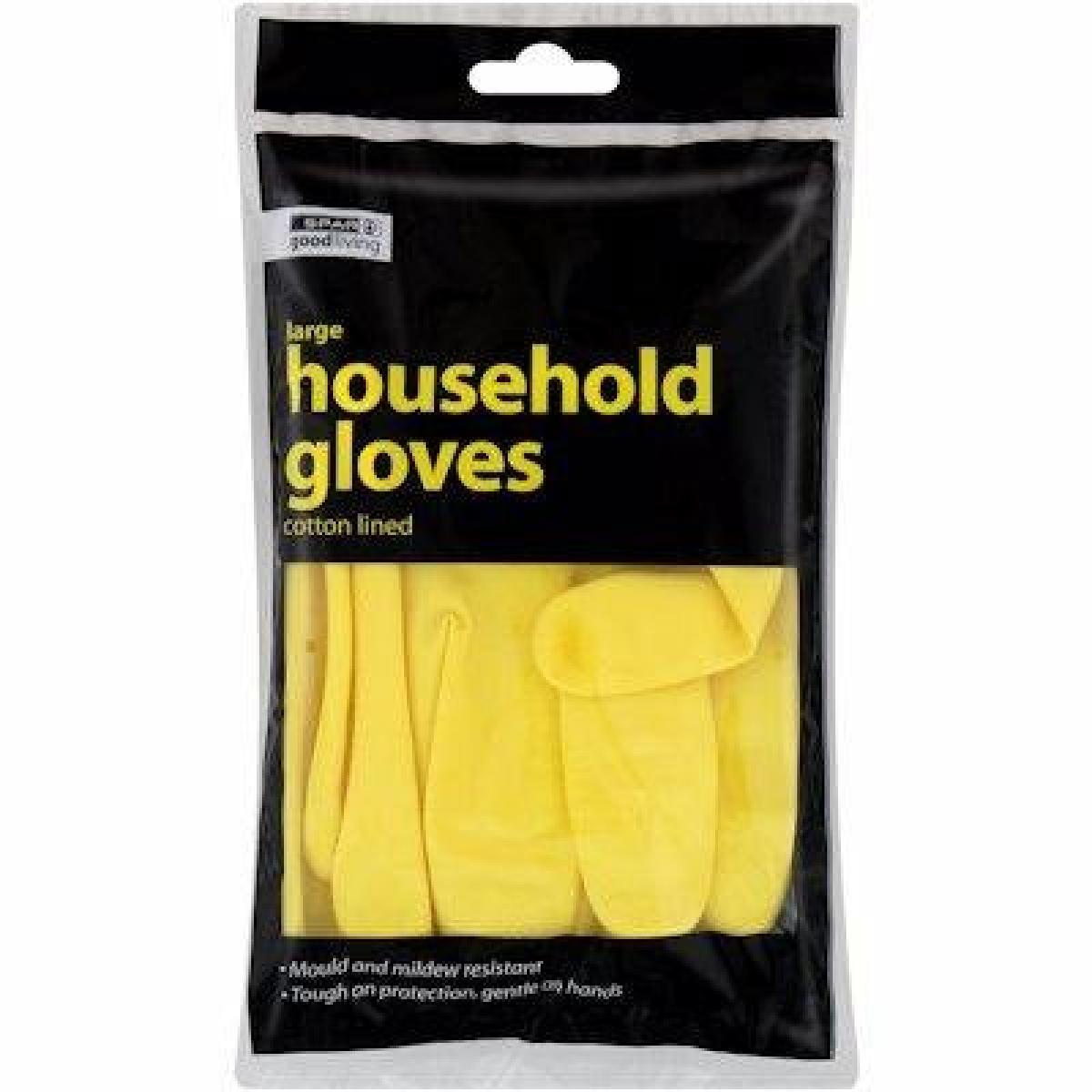 Household Rubber Gloves - Medium