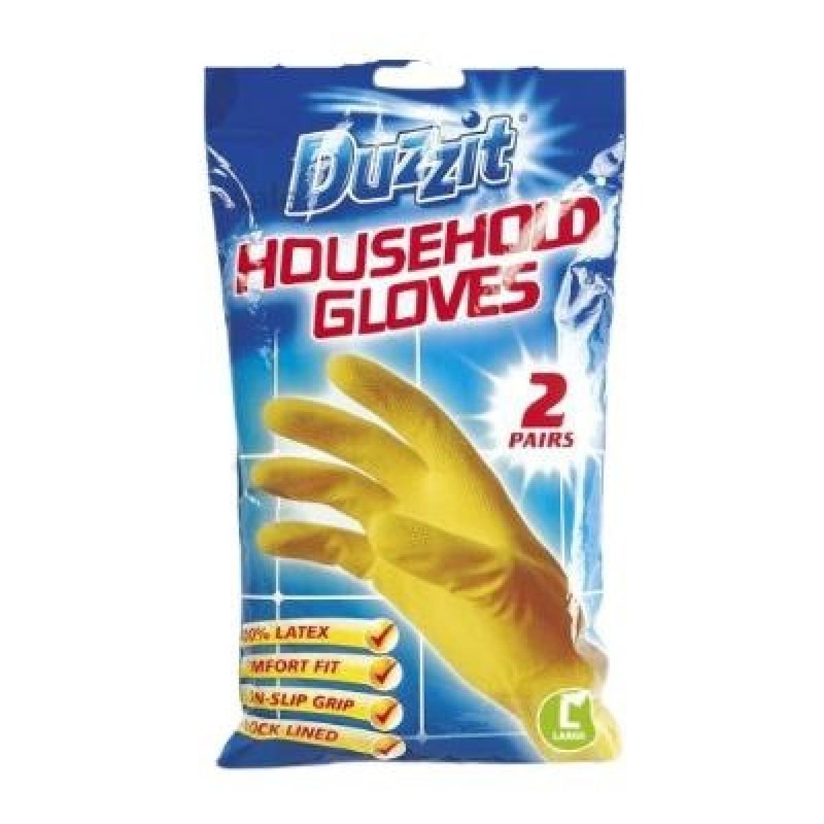 Household Gloves 2 Pairs Large Dzt1024A