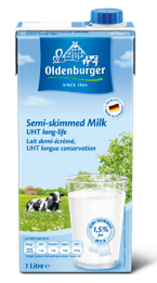 UHT Milk Semi Skimmed Fat