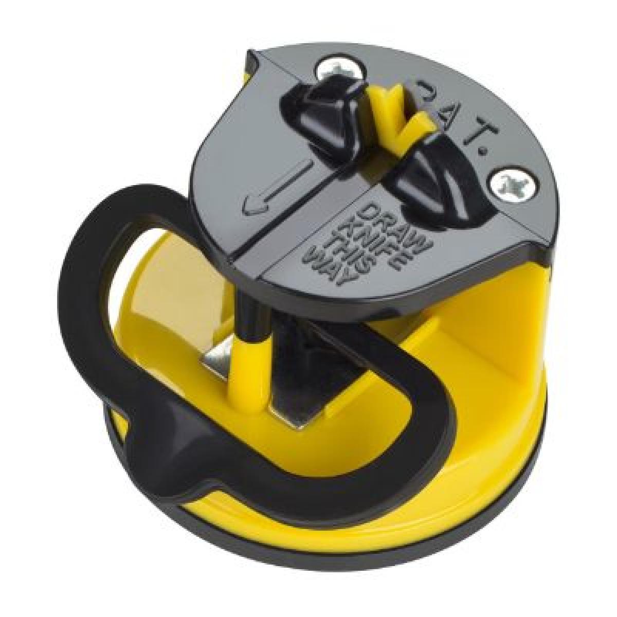Knife Sharpener With Suction Pad - Yellow