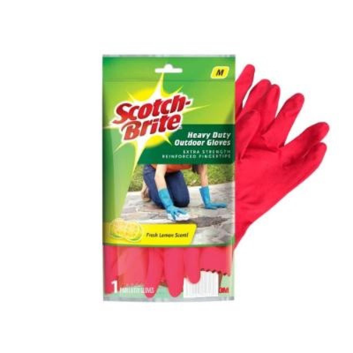 Heavy Duty Gloves Lemon Scented - Medium