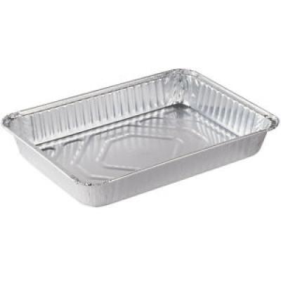 Disposable Aluminium Foil Tray With Cover 32.5 x 26.5 cm -