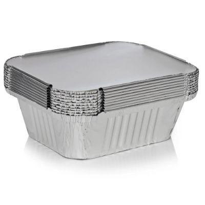 Aluminium Food Container With Cover - Small x10