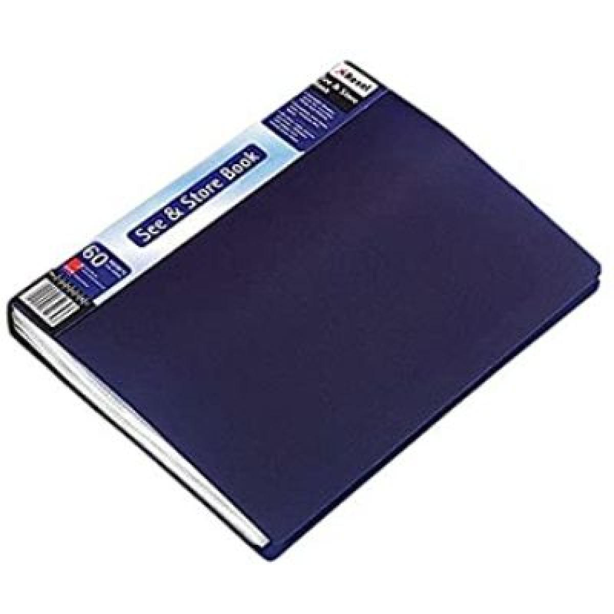 See & Store Display Book 40 Pockets - Blue