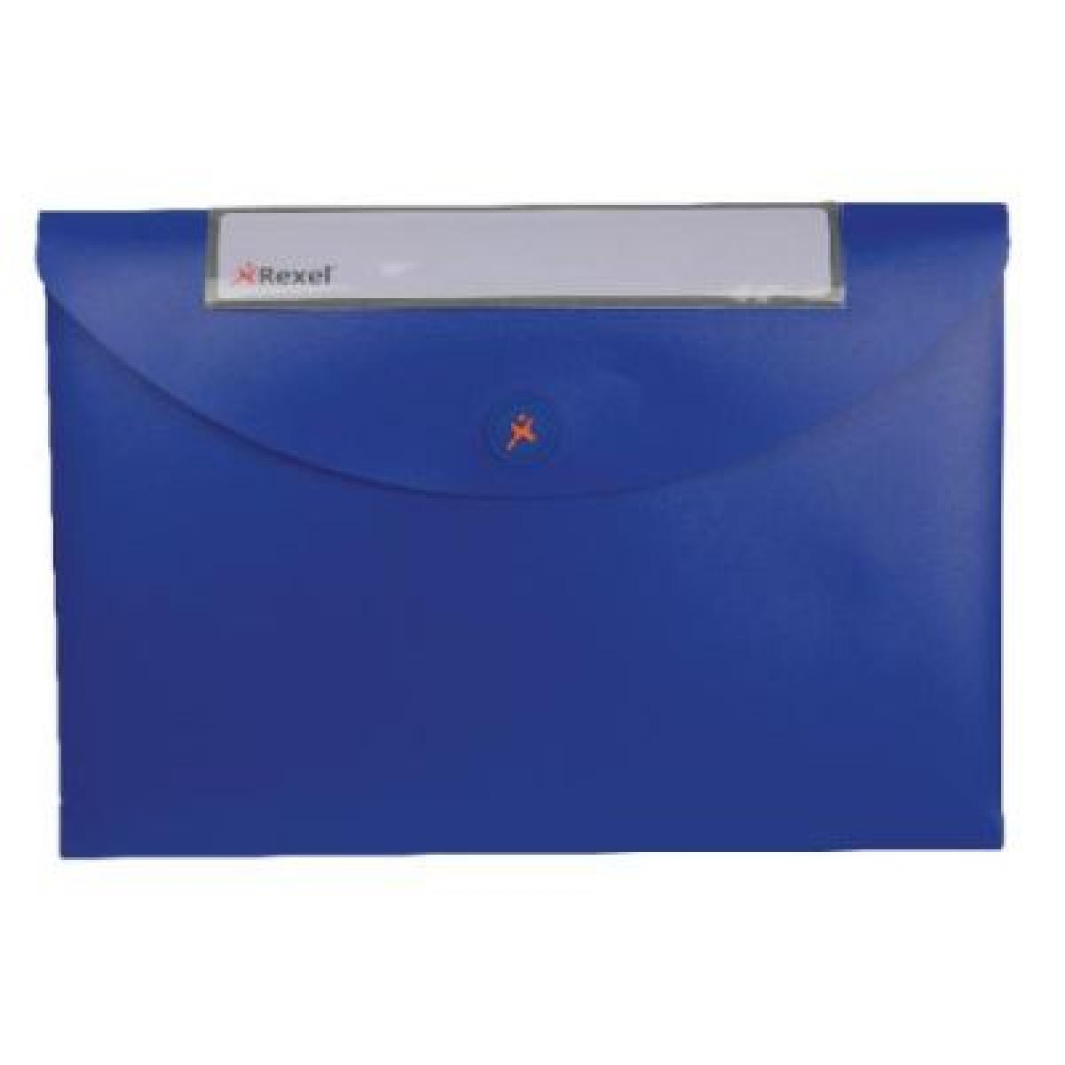 Optima Document Wallet Blue