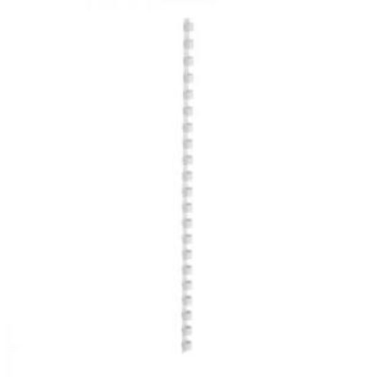Binding Comb 6 mm - White x100