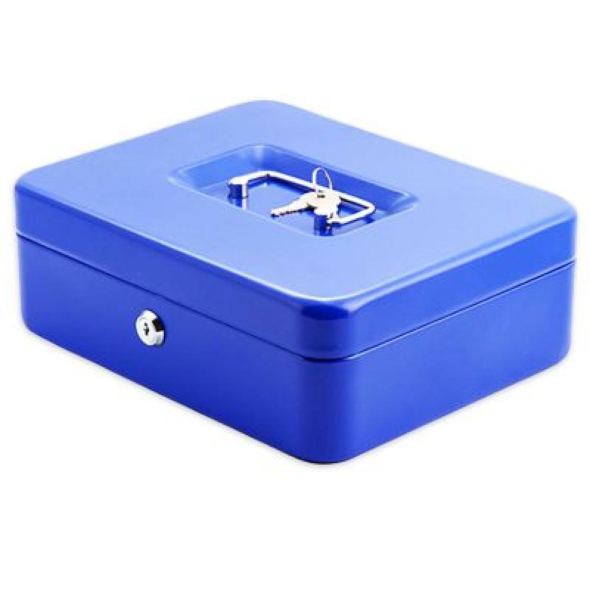 12 Inch/30 cm Cash Safe - Blue