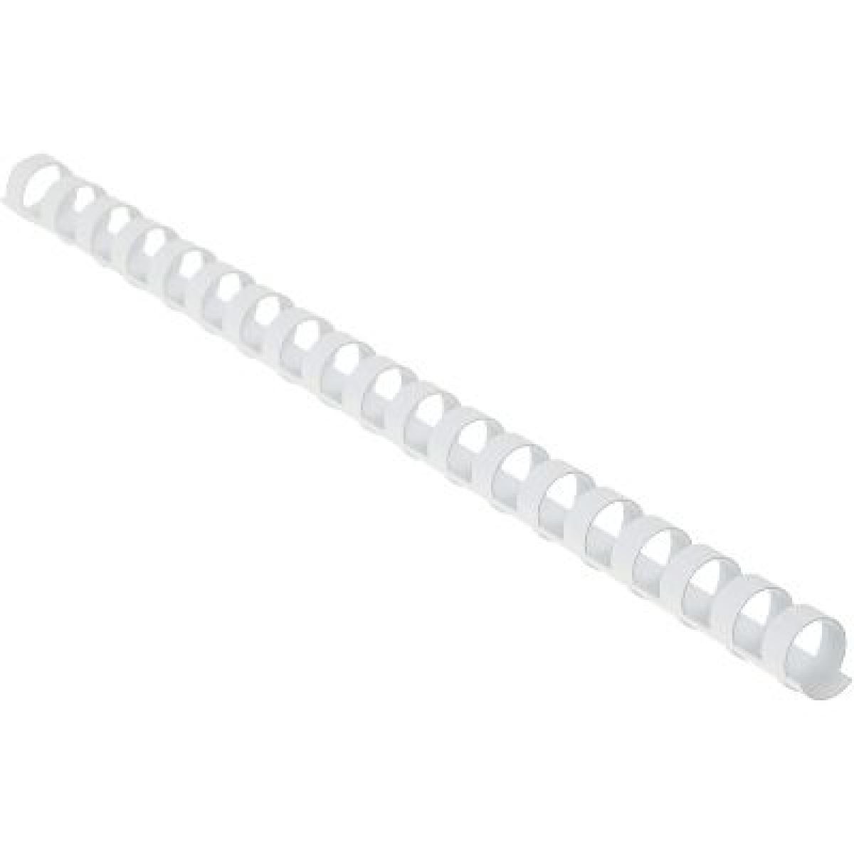 Binding Comb 19 mm - White x100