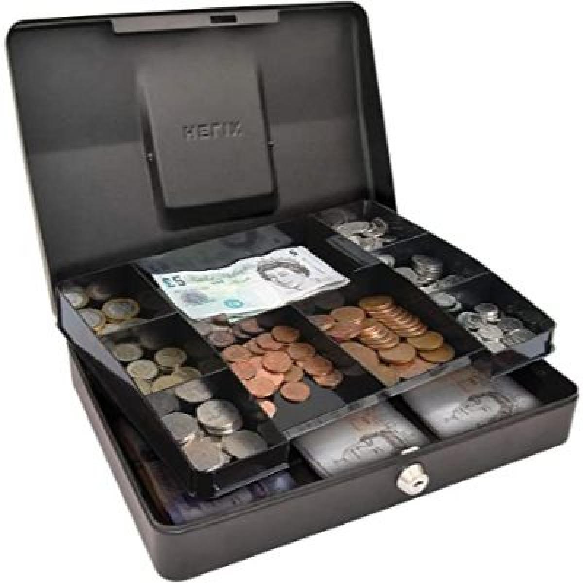 12 Inch/30 cm Cash Safe - Black