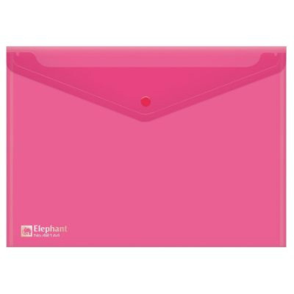 1B Clear Pocket 421 A4 - Pink