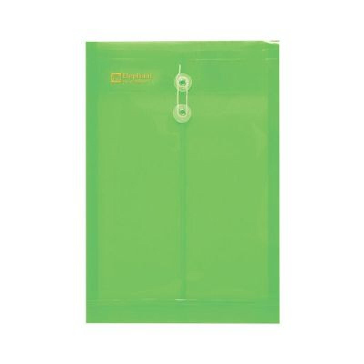 Eyelet Clear Pocket 431 A4 - Green
