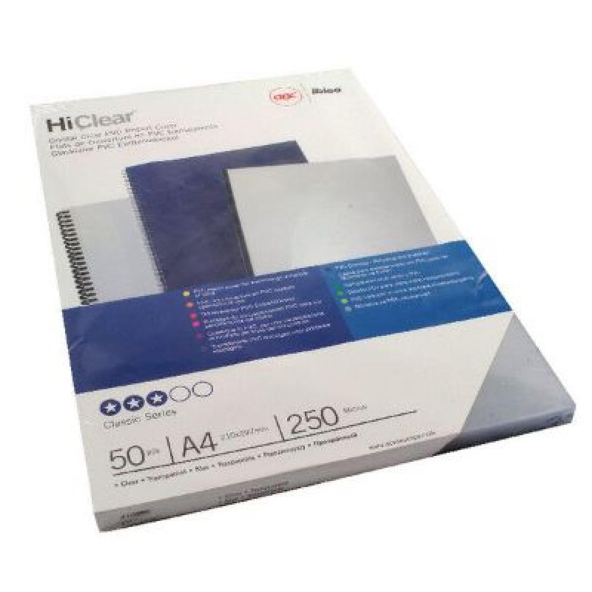 PVC Binding Cover 250 Micron A4 - Clear