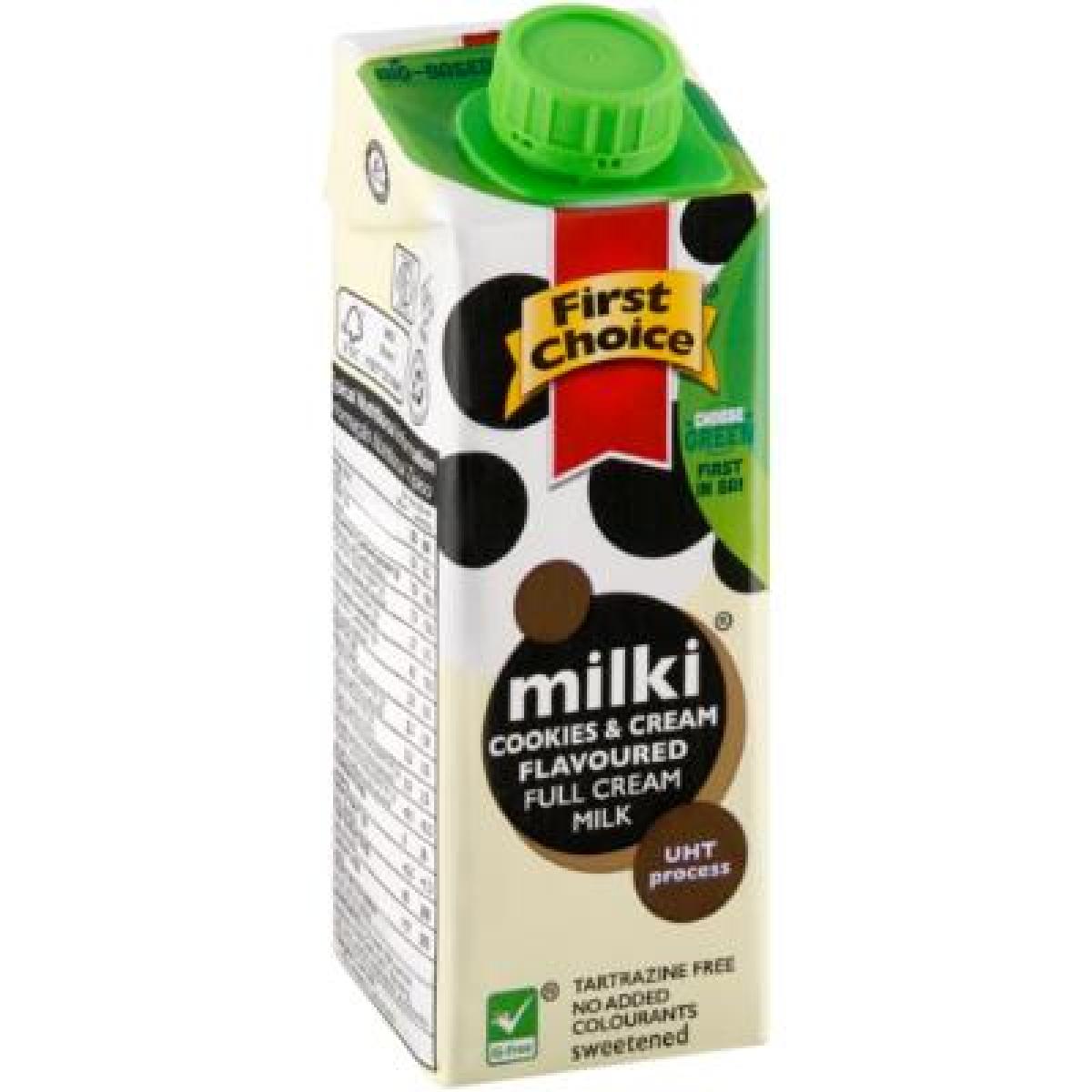 UHT Full Cream Milk Milki Cookies & Cream